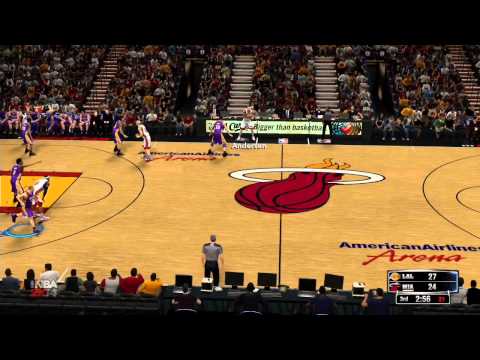 NBA 2K14 Gameplay Los Angeles Lakers Vs Miami Heat Full Game
