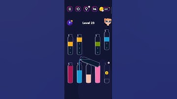 Get color level 23 | Mobile Game |#shorts #bottle #color #game
