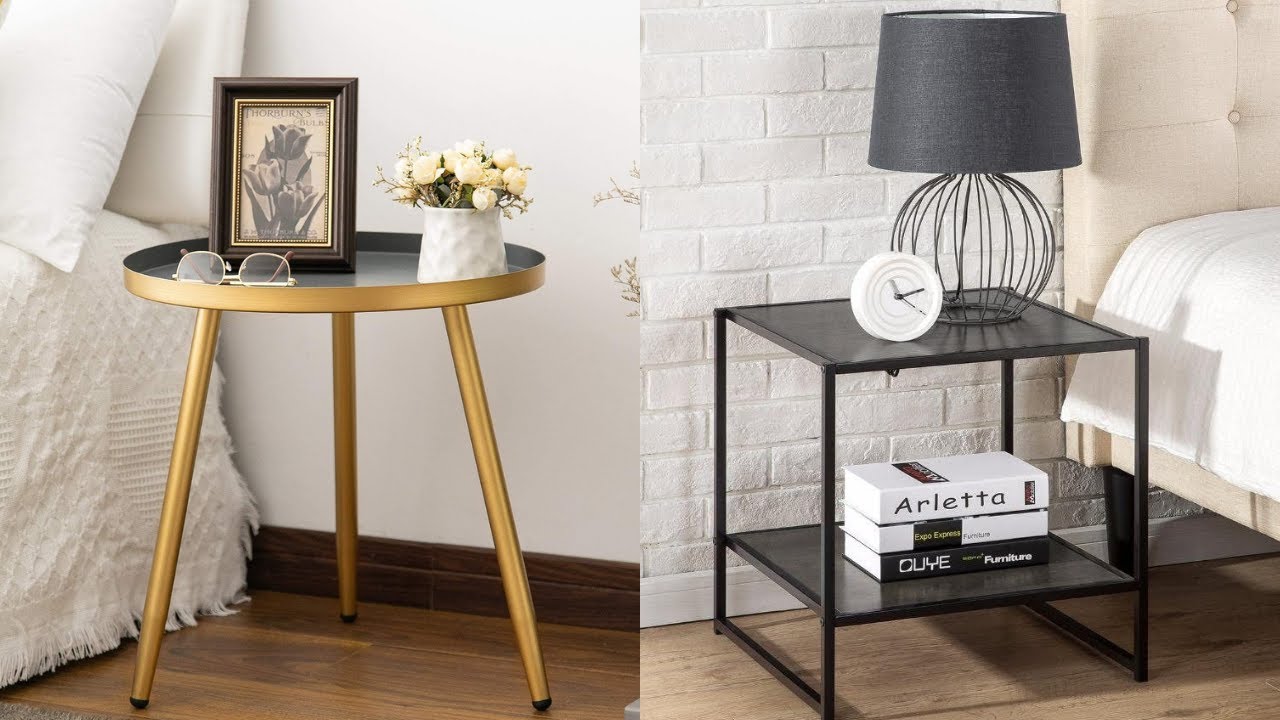 🏠 55+ Unique Bedside Table Ideas | Bedside Table Ideas for High Beds ...