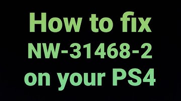 How to fix NW-34168-2 on PS4