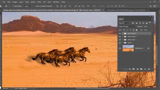اسهل واسرع طريقة لعمل دمج للصور | فوتوشوب screenshot 1