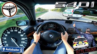 2000 BMW E39 540i | V-MAX. Próba autostradowa. RACEBOX 100-200 km/h. Kontrola.