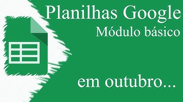Apresentação Curso Planilhas Google