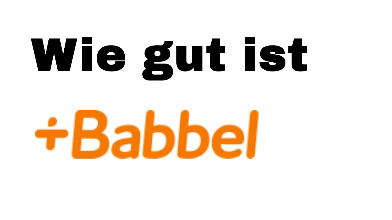 Sprachen lernen Babbel - YouTube