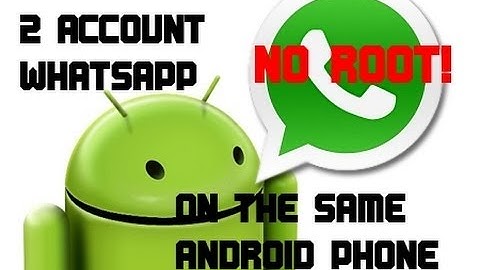 MULTI WHATSAPP ACCOUNT ON ANDROID PHONE!! [NO ROOT!!] ITA TUTORIAL