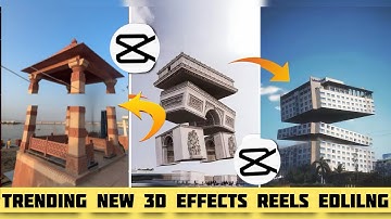 TRENDING NEW 3D BUILDING EFFECTS REELS TUTORIAL- CAPCUT | CAPCUT VIDEO EDITING | BUILDING EFFECTS