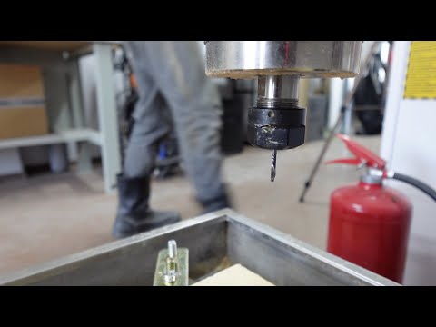Первый запуск ЧПУ фрезерного станка по металлу