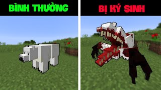 10 Sinh Vật (Mobs) Và Hình Dạng KÍ SINH Của Chúng Trong Minecraft