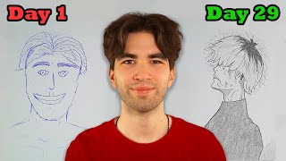 I Drew Everyday For 30 Days! (no experience)