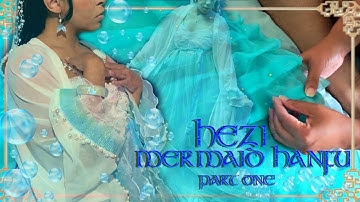 🧵🐚Designing a Mermaid Hezi Hanfu | 🌊Part 1: Drafting Patter, Sewing it