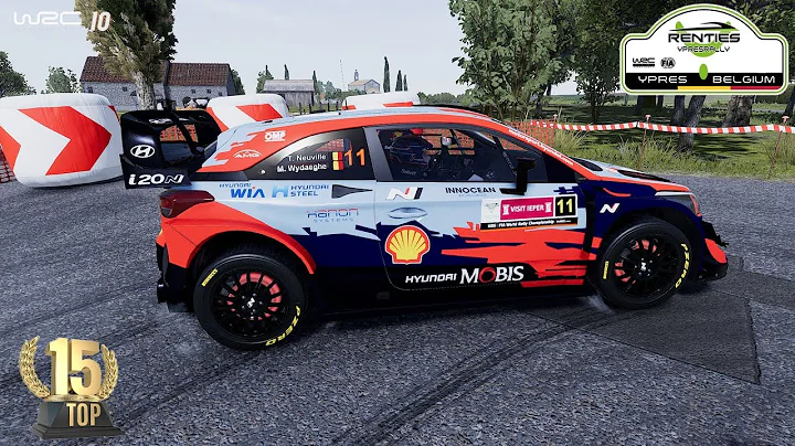 WRC 10 | Renties Ypres Rally Belgium, Dikkebus reverse | Hyundai i20 WRC | Highlights, Bonnet, Chase