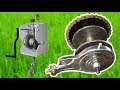 Hand/Drill Crank Winch With 90% Bicycle Parts ✓