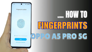 How to enable Fingerprints on OPPO A5 Pro 5G