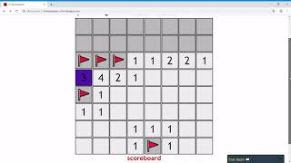 Web-based Multiplayer Minesweeper with AI Solver
