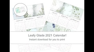 Journaling Calendar 2021