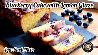 KETO BLUEBERRY CAKE WITH LEMON GLAZE by lowcarbrecipeideas 5,941 views 4 months ago 4 minutes, 25 seconds