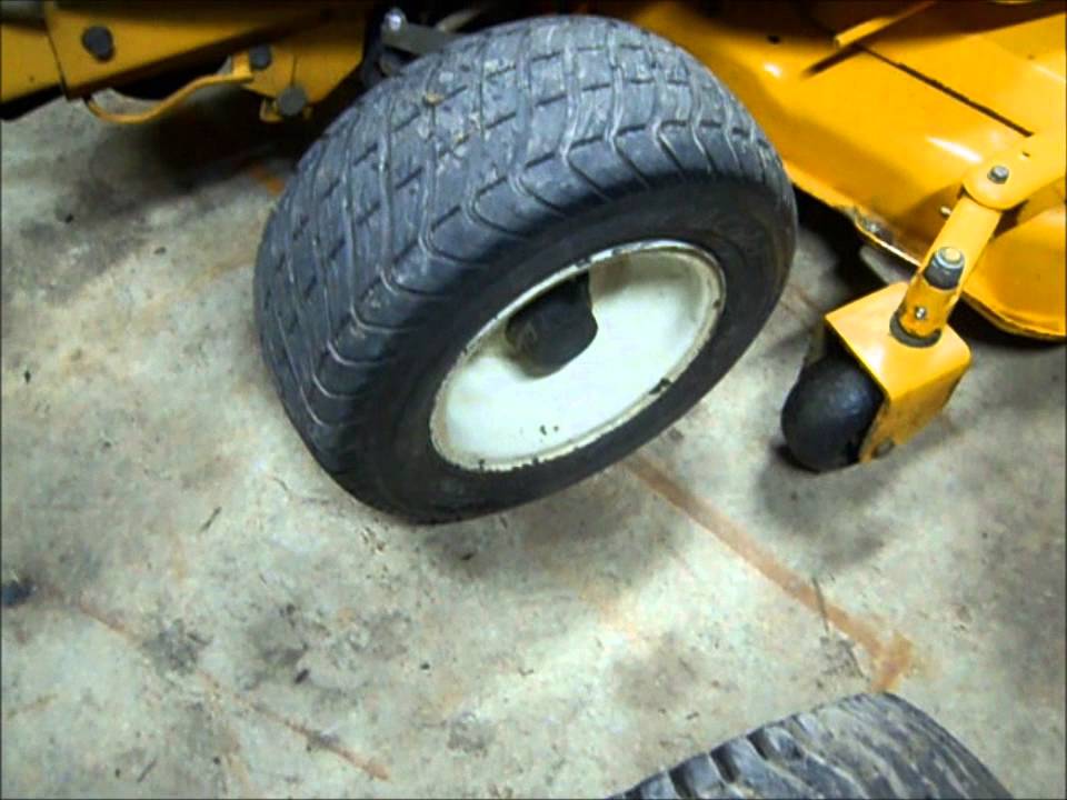 Cub cadet tire tubing not a how to and john deere 318 couplers youtube