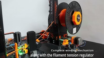 Low-capacity production line for home filament production