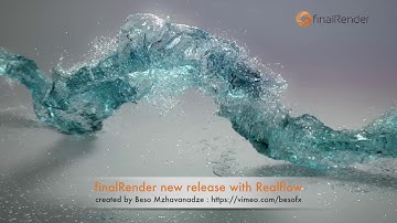 finalRender trueHybrid + Realflow with Beso Mzhavanadze