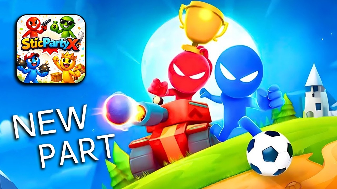 Stickman Party Gameplay – Mini Games Marathon | Part 1 (Android & iOS)