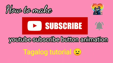 How to make YOUTUBE SUBSCRIBE BUTTON ANIMATION in POWER DIRECTOR (Tagalog tutorial)
