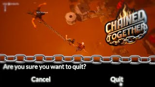 This game made us RAGE QUIT!!-Part 3(Chained Together)