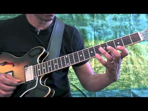 Guitar Tutorial 13 Exercise using minor seconds major second minor thirds and major thirds