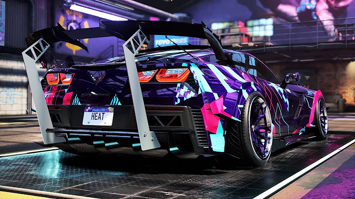 NEED FOR SPEED HEAT 4K ULTRA - CHEVROLET CORVETTE GRAND SPORT | CUSTOMIZATION AND GAMEPLAY
