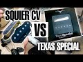 Squier Telecaster Classic Vibe Stock guitar pickups VS Fender Custom Shop Texas Special pickups