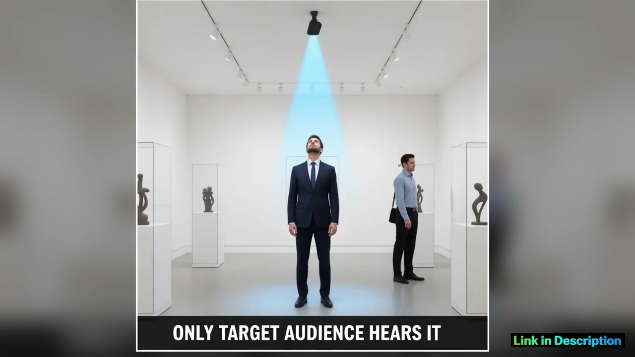 G19 Ultrasonic Directional Speaker 1015 Narrow Beam for Museum Retail Bank 80dB 1m CeilingWall Moun