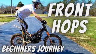 Front Wheel Hops - HOW I LEARNED