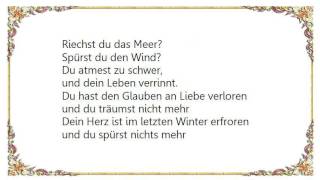 Gregor Meyle - Soll Ich Dich Befreien Lyrics