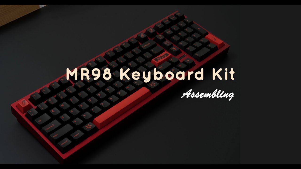 MR98 Keyboard Kit Assembly Sound Test TKS assembly soundtest typing YouTube
