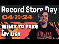 What to pack for record store day 24  my list