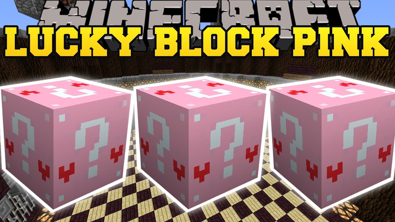 Lucky Block Mod for Minecraft 1.9/1.8/1.7.10
