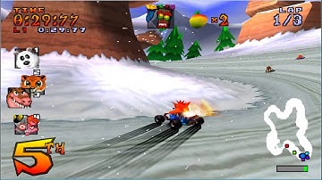 crash team racing ctr blizzard bluff ctr challenge
