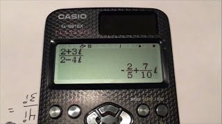 NÚMEROS COMPLEJOS: Suma, Resta, Multiplicación y División | Calculadora Casio fx 991EX