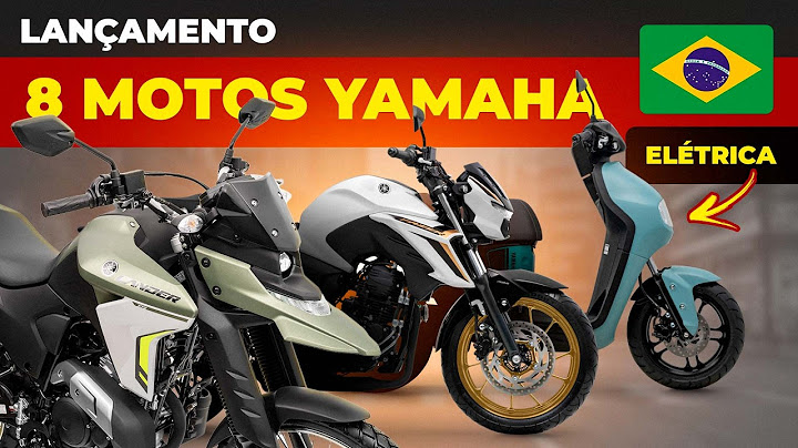 LANÇAMENTO YAMAHA: ELÉTRICA, LANDER 2025, FACTOR 2025, FACTOR DX, NMAX, XMAX, FZ15 2025 E FZ25 2025