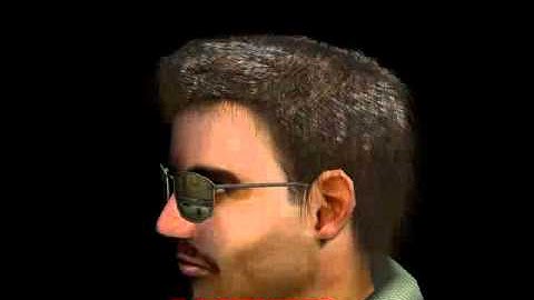 3ds max test counter strike character with hairs!!!