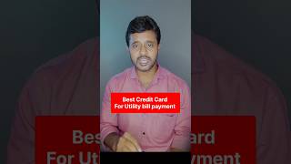 Best credit card for utility bill payment | best cashback card | upi credit card | #shortvideo