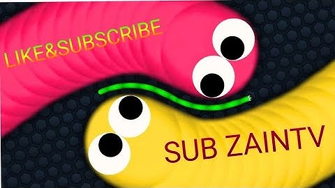 Slither.io Troll Tiny Snake vs Giant Noob Snakes - Epic Slitherio Gameplay