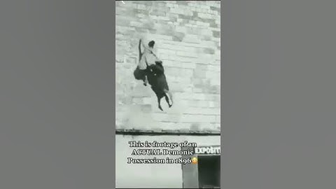 This is footage of an ACTUAL Demonic Possession in 1806😳 #shorts