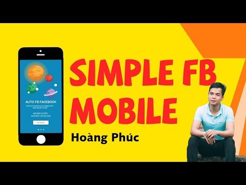 Hướng Dẫn Sử Dụng Simple Fb Mobile (Simple Facebook Mobile)
