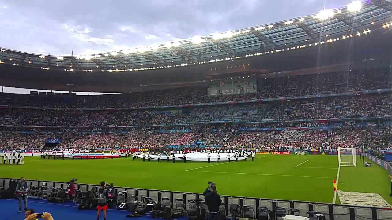 Germany vs. Poland EM2016 National Anthem of Germany