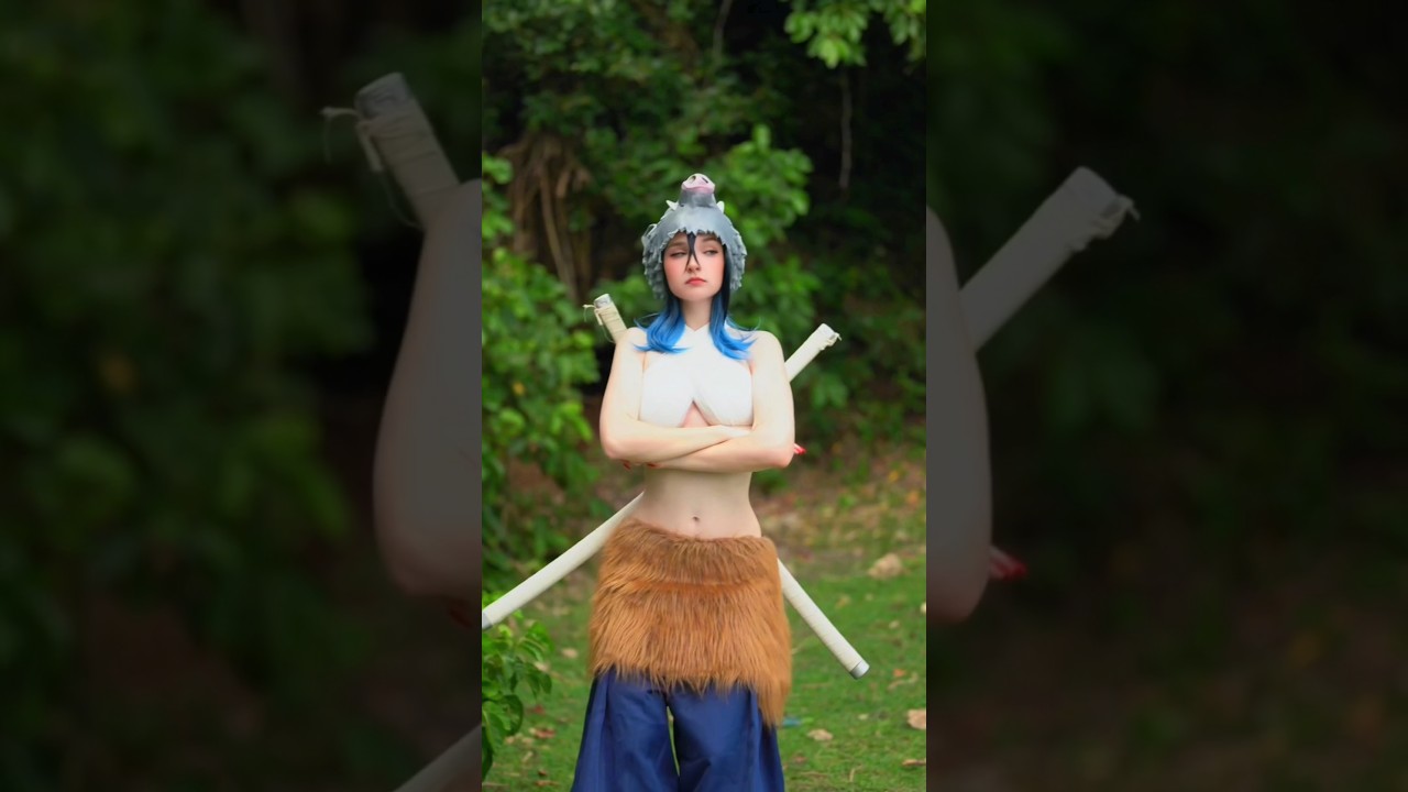 the inosuke cosplay is so cool 😍😍 #anime #cosplay