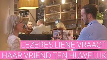 Flairlezeres Liene vraagt haar vriend ten huwelijk
