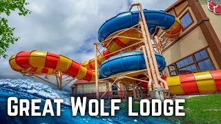 ALL WATER SLIDES at Great Wolf Lodge Chicago, Illinois (GoPro POV) screenshot 3