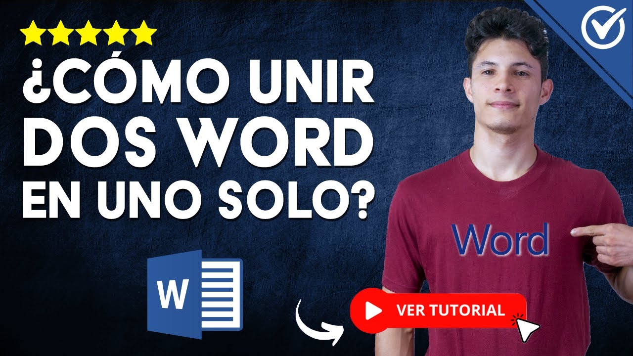 C mo UNIR DOS WORD En UNO SOLO Tutorial Para Juntar Varios C mo unir dos word en uno solo tutorial para juntar varios
