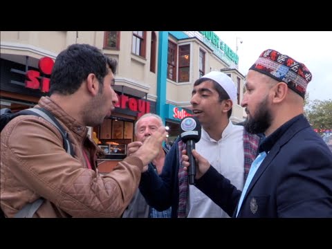 Selefi (Vehhabi) Genç ile Sünni Gencin Münazarası - Ahsen TV,  Sokak Röportajları