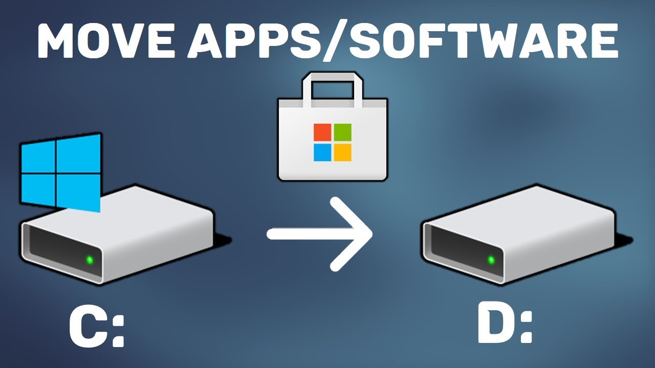 How To Move Application C Drive To Another Drive In Windows PC YouTube
